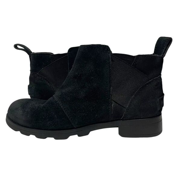 SOREL Girl’s Waterproof Suede Ankle Pull-On Booties 1Y - Picture 6 of 10